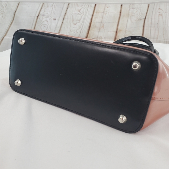 Beijo Taupe Orange PU Leather Shoulder Bag - Picture 6 of 15